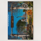 Scène de ranch texan. Puzzle (Vertical)