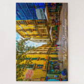 Scène de rue à Barcelone. Puzzle (Vertical)