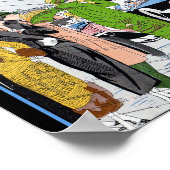 Scène de rue Art Déco (Coin)