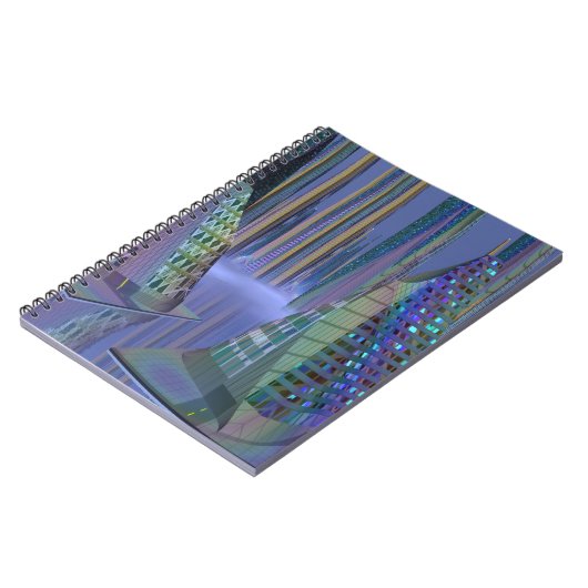 Scène de SciFi, la planète Tamara sur le carnet de (Côté gauche)