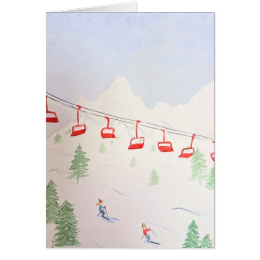 Scène de ski (Devant)