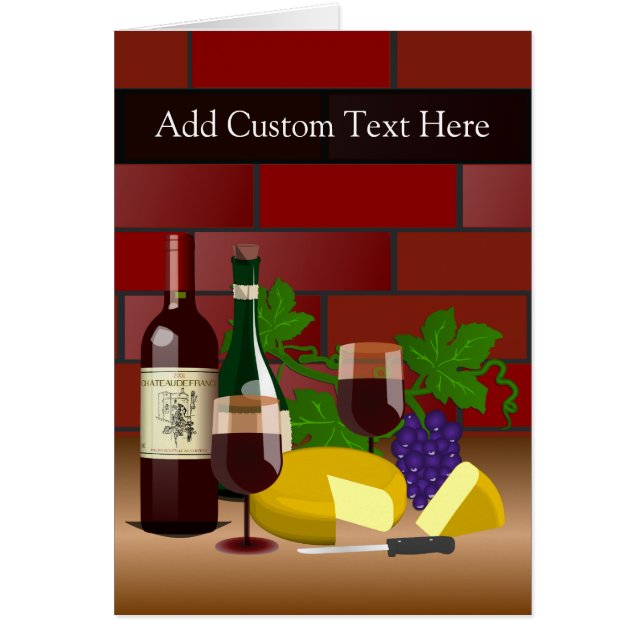 Scène De Table De Fromage De Vin (Devant)