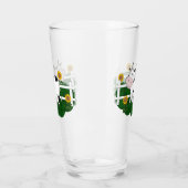 Scène de vache caricaturale 16 oz Boisson Verre (Gauche)
