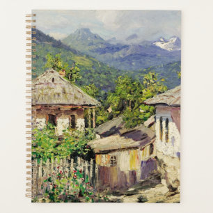 Scène de village par Dubovskoy, 1911