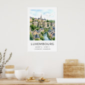 Scène de voyage impression de la ville de Luxembou (Cuisine)