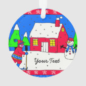 Scène de Wonderland en hiver (dos)