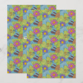 Scène d'étang - Carte de vœux (Devant / Derrière)