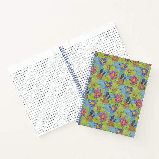 Scène d'étang (motif) - Cahier (Intérieur)