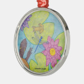 Scène d'étang - Ornement de qualité supérieure (Gauche)