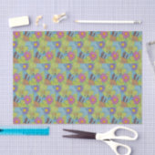 Scène d'étang - Papier de soie (Artisanat)