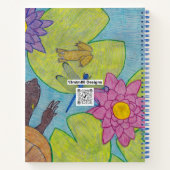 Scène d'étang (simple) - Cahier (Dos)