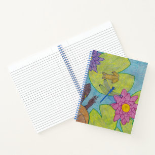 Scène d'étang (simple) - Carnet