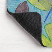 Scène d'étang (simple) - Tapis de souris (Coin)