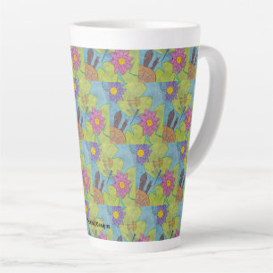 Scène d'étang - Tasse de Latte