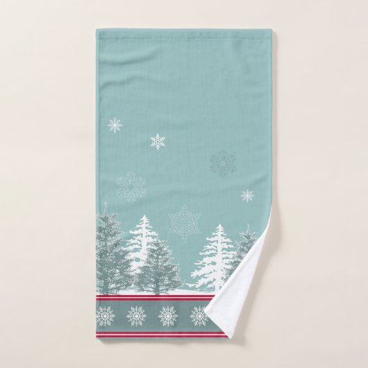 Scène d'hiver (Serviette à main)