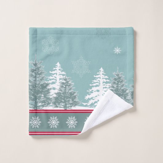 Scène d'hiver (Gant de toilette)