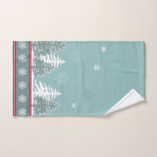 Scène d'hiver (Serviette à main)