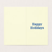 Scène d'hiver 25 Pack Carte de fin de année (Inside Unfolded)