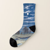 Scène d'hiver en Chaussettes au clair de lune par  (Gauche - extérieur)