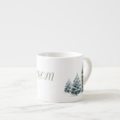 Scène d'hiver personnalisée os Chine Mug (Devant droit)