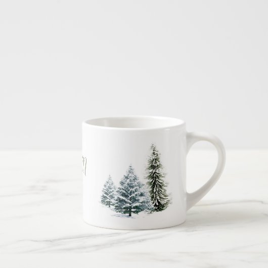 Scène d'hiver personnalisée os Chine Mug (Droite)