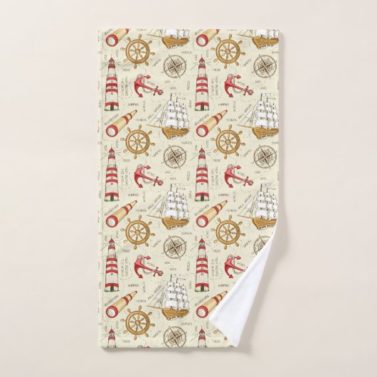 Scène d'océan (Serviette à main)