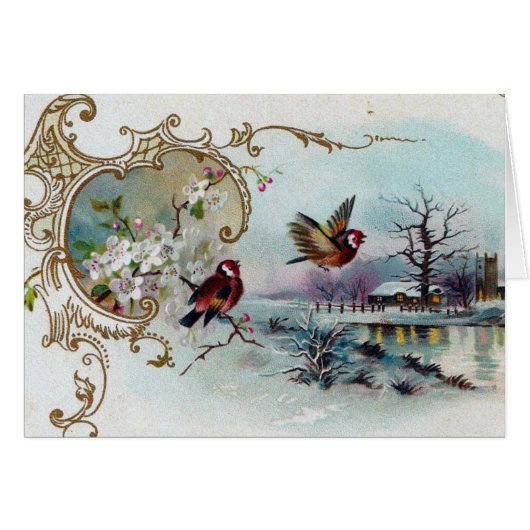 Scène d'oiseaux (Devant horizontal)