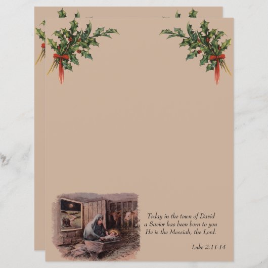 Scène du directeur papeterie chrétienne (Devant / Derrière)