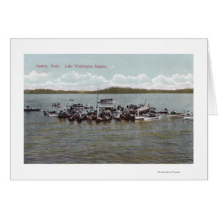 Scène du lac Washington Regatta