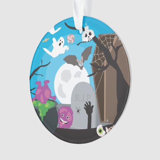 Scène du monstre d'Halloween (devant)