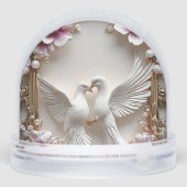 Scène élégante de colombes blanches (Arrière)