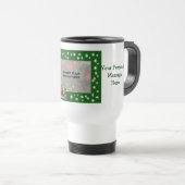 Scène Elf fille Noël Photo Voyage Mug (Devant droit)
