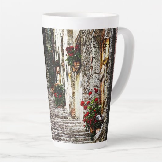 Scène extérieure Latte Mug (Angle droit)