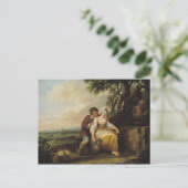 Scene Galante, 1774 Briefkaart (Staand voorkant)