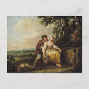Scene Galante, 1774 Briefkaart