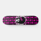 Scène Girl Skull Skateboard (Horz)