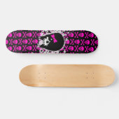 Scène Girl Skull Skateboard (Horz)
