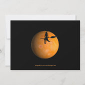 Scène hantée - Invitation du parti Halloween (Dos)