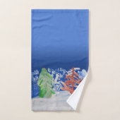 Scène hivernale (Serviette à main)