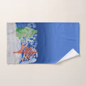 Scène hivernale (Serviette à main)