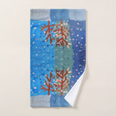 Scène hivernale (Serviette à main)