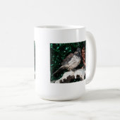 Scène hivernale d'Oiseau de Mug (Devant droit)