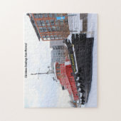 Scène hivernale Montréal. Puzzle (Vertical)