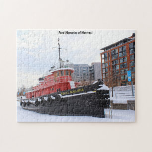 Scène hivernale Montréal. Puzzle