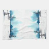 Scène hivernale - Serviette de cuisine de Cyn Rohr (Horizontal)