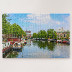 Scene in Amsterdam, Nederland Legpuzzel