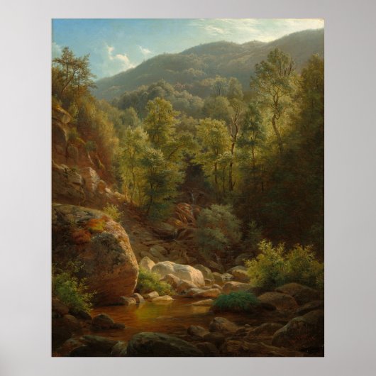 Scene in de Catskills, Paul Weber Fine Art Poster (Voorkant)