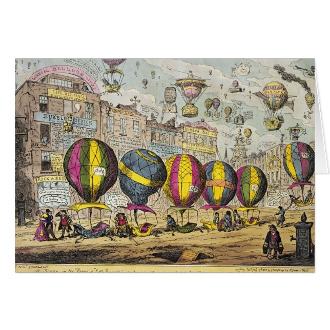 Scène in de Farce 'Lofty Prospects' (Voorkant Horizontaal)