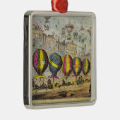 Scène in de Farce 'Lofty Prospects' Metalen Ornament (Rechts)