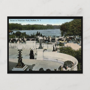 Scene in Delaware Park, Buffalo NY 1915  Briefkaart